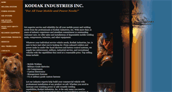 Desktop Screenshot of kodiakinc.com